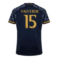 Billiga Real Madrid Federico Valverde #15 Borta fotbollskläder 2023-24 Kortärmad